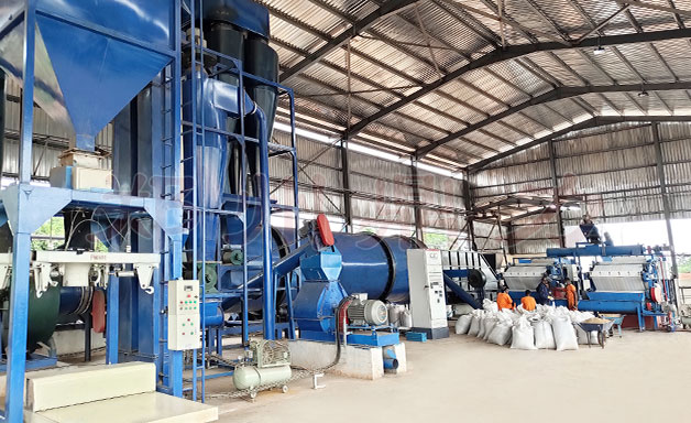 菊芋渣烘干機設備圖