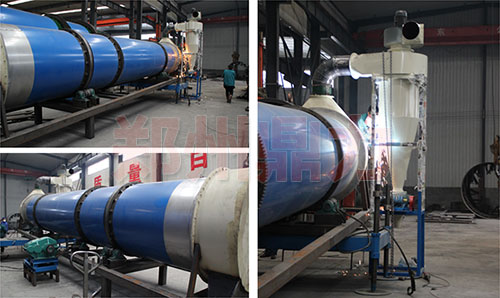 木屑烘干機試機