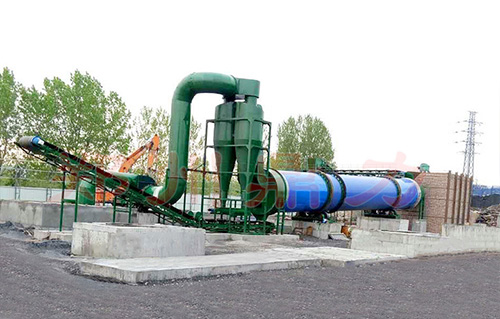 煤泥烘干機安裝現(xiàn)場圖一