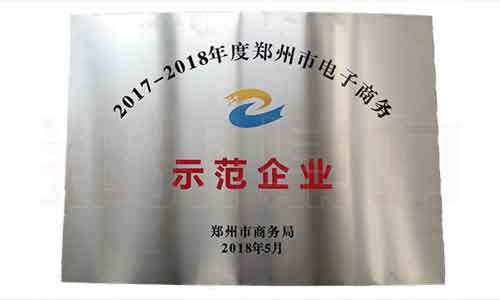 電子商務示范企業(yè)獎牌