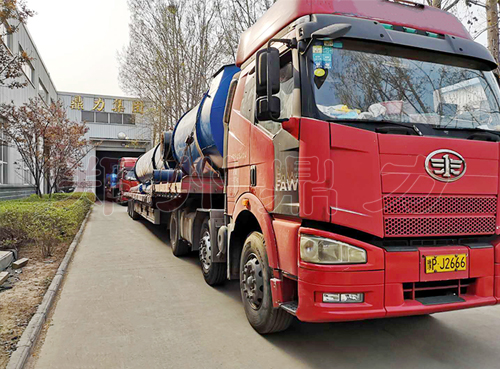 椰絲烘干機設備出口發(fā)貨圖